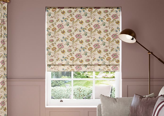 Land & Shore Orchard, Multi - Twist&Fit Roman Blind - Image 3